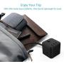 Power Strip Cube with 3 USB 3 Outlets, TESSAN Portable Desktop Charging Station with 5 Ft Extension Cord for Travel Cruise Ship, Home, Office, Dorm Room Essentials - Black