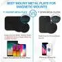 Metal Plate for Phone Magnet, 10 Pack Volport MagicPlate with 3M Adhesive Replacement for Magnetic Phone Car Mount Holder & Cradle & Stand (Vent/CD/Windshield/Dashboard) - Rectangle and Round Metal Plate for Phone Magnet, 10 Pack Volport MagicPlate with 3M Adhesive Replacement for Magnetic Phone Car Mount Holder & Cradle & Stand (Vent/CD/Windshield/Dashboard) - Rectangle and Round