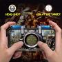 picK-me PUBG Mobile Game Controller, Gaming Trigger Smartphone Shooter Sensitive Controller Joysticks Aim & Fire Trigger Keys, Mobile Gaming Joysticks for Smartphone (Blue)
