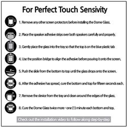 Dome Glass Screen Protector for iPhone 11 Pro Max, Full Tempered Glass Shield with Liquid Dispersion Tech [Easy to Install Kit] Smart Phone Screen Guard - One Pack