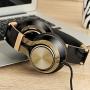 Portable Stereo Gaming Headset Noise Cancelling Headset Super Bass Wired Headphones with Microphone for PC Mobile Phones