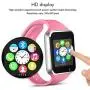 Padgene Bluetooth Smartwatch,Touchscreen Wrist Smart Phone Watch Sports Fitness Tracker with SIM SD Card Slot Camera Pedometer Compatible with iPhone iOS Android for Kids Men Women (Pink)