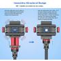 Miracase Gimbal Stabilizer for Smartphone,Auto Balance, Reduce Shaking,1-Axis Handheld Pan-tilt Tripod with Built-in Bluetooth Remote for iPhone 11/11 Pro/X/Xr/6s,Samsung S10+/S10/S9/S8