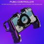 TOHUU Mobile Game Controller Pubg,Finger Linkage Game Handle Peace Elite Fast Shooting Button Controller for PUBG Rules of Survival Game Trigger Joystick Gamepad for 4-6.5" iOS & Android Phone