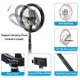 11.5" Selfie Ring Light with Stand and Phone Holder,Foldable Makeup Light 22" - 66” Stretchable Portable Selfie Desk Fill Light for Indoor Outdoor Live Stream/Makeup/YouTube/Tiktok/Vlogging,White 11.5" Selfie Ring Light with Stand and Phone Holder,Foldable Makeup Light 22" - 66” Stretchable Portable Selfie Desk Fill Light for Indoor Outdoor Live Stream/Makeup/YouTube/Tiktok/Vlogging,White