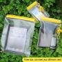 Meetory Clear Waterproof Bags Pouch Dry Bags for Camera Mobile Phone Maps Kayak Document Holder - 3 Piece Set Waterproof Plastic Pouch Utility Bags