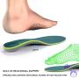 Plantar Fasciitis Arch Support Orthopedic Insoles Relieve Flat Feet Heel Pain Shock Absorption Comfortable Insoles (Men (13-13 1/2) | Women (15-15 1/2) -310MM-12.2", green01)