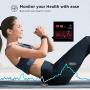 LETSCOM Smart Watch Fitness Tracker Heart Rate Monitor Step Calorie Counter Sleep Monitor Music Control IP68 Water Resistant 1.3" Color Touch Screen Activity Tracking Pedometer for Women Men