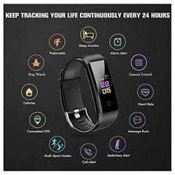 ANCwear Fitness Tracker - Activity Tracker Watch with Heart Rate Blood Pressure Monitor, Waterproof Watch with Sleep Monitor, Calorie Step Counter Watch for Kids Women Men Compatible Android iPhone