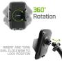 Cellet Universal Dashboard Phone Mount Smartphone Holder Clip w/ 360 Degree Rotation Compatible to Apple iPhone 11 Pro Max XS MAX XR X 8 8 Plus 7 Samsung Note 10 9 8 5 Galaxy S20 S20+ S20 5G S9 S8