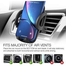 XDesign Air Vent Car Mount Premium Universal Phone Holder Cradle Compatible with iPhone 11 Pro iPhone XR XS Max SE 2020 8 Plus 7 6s 6 Galaxy S20 S10 S9 S8 Plus Edge, Note 10 9 & Other Smartphone