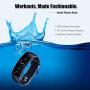 LICEYOO Fitness Tracker HR Heart Rate Measuring Monitor Activity Tracker Sleep Monitor Step Counter Calorie Counter Pedometer Sports Wristband Watch Link Smart Phone GPS IP68 Waterproof for Men Women