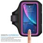LOVPHONE iPhone 11 Pro Max/iPhone 11 Pro/iPhone 11/iPhone Xs Max/iPhone XR Armband, Water Resistant Sport Running Cell Phone Case with Key Holder and Card Slot for Walking,Hiking,Biking (Rose)