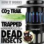 DynaTrap DT1750 Insect and Mosquito Trap AtraktaGlo Light, 3/4 Acre, Black