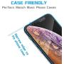 MANTO Screen Protector for iPhone 11 Pro Max and iPhone Xs Max 6.5 Inch (3-Pack) Full Coverage Tempered Glass Protector Film, 3D Touch, Anti Fingerprint, Black