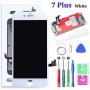 SZRSTH Compatible with iPhone 7 Plus Screen Replacement White 5.5 Inch LCD Display with 3D Touch Screen Digitizer Frame Assembly Include Full Free Repair Tools Kit+Instruction+Screen Protector