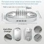 Charging Station for Multiple Devices, DGStore 2 QI Wireless Charging Pad 4 Port USB Charger Station Dock, Compatible with iPhone iPad Android Smart Phone Tablet Multi Device(Silver)