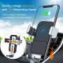VANMASS Wireless Car Charger Mount, Automatic Clamping Gravity Sensor Car Phone Mount, 10W 7.5W Qi Fast Charging Air Vent Phone Holder Compatible with S10 S9 Note 10 9, Phone 11 Pro Max Xs XR X 8