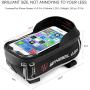 Tricodale Bike Phone Frame Mount Bag Waterproof Front Bicycle Handlebar Bag
