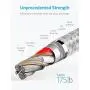 Anker Powerline+ II Lightning Cable (6ft), Silver Anker Powerline+ II Lightning Cable (6ft), Silver
