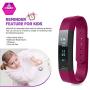 Kids Fitness Tracker Activity Tracker for Kids - Waterproof Smart Watches For Girls Boys Digital Kids Alarm Monitor Pedometer Walking Sleep Activity Step Counter Smart Phone - 2 Bands Purple Gifts Set