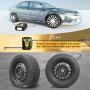 Skey Air Compressor Tire Inflator - Electric Auto Pump 12V DC Portable Air Compressor Pump Digital Tire Inflator Car Tire Pump