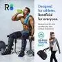 Reathlete Leg Massager, Air Compression for Circulation Calf Feet Thigh Massage, Muscle Pain Relief, Sequential Boots Device with Handheld Controller with Knee Heat Function Reathlete Leg Massager, Air Compression for Circulation Calf Feet Thigh Massage, Muscle Pain Relief, Sequential Boots Device with Handheld Controller with Knee Heat Function