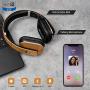 August EP650 Bluetooth Over Ear Wireless Stereo NFC 3.5mm Headphones with Rechargeable Battery, Multipoint and Built-in Microphone for Mobile Phones, iPhone, iPad, Laptops, Tablets, Smartphones - Gold