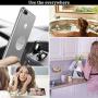 SALEX Magnetic Cell Phone Holder. 360 Degree Rotation Swivel Mount for Car Dashboard and Windshield. Universal Car Kit for Smartphones, Tablets and GPS. Compatible with Devices up to 7 Inches [Gold]