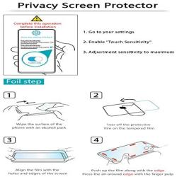 Tempered Glass Screen Protector for Galaxy S20 Plus, [Privacy Anti Spy] [Case Friendly] [Full Coverage] [No Bubbles] for Samsung Galaxy S20 Plus