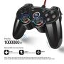 USB Wired PC Game Controller Dual Shock Joystick Gamepad for PC Windows(Windows XP/7/8/10) & Android Smartphone/Tablet/TV-BOX & PS3