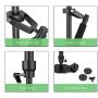 Sutefoto Portable S-60 Max Hight 0.6 Meter Handheld Stabilizer Pro Version for Camera Video DV DSLR - Weight Bearing Capability 0.2-3.5 Kilogram (7 Pound)