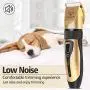 YIDON Dog Clippers, Dog Grooming kit Cordless Adjustable Pet Clippers Dog Hair Trimmer Rechargeable Dog Shears Pet Grooming Professional Hair Clippers Low Noise for Small Large Dogs,Cats,All Pets