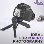 Altura Photo Mini Tripod Tabletop Stand w/Soft Pistol Grip for DSLR, Audio Recorder and Video