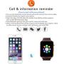 Amazqi Smart Watch, Smartwatch Phone with SD Card Pedometer Call Text Notification SIM Card Slot Music Player Camera Compatible for Android Samsung Huawei and iPhone (Partial Functions) for Men Women