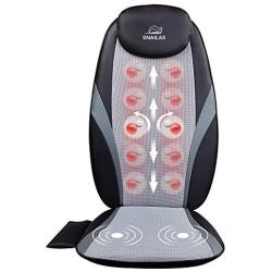 Snailax Shiatsu Massage Cushion with Heat Massage Chair Pad Kneading Back Massager for Home Office Seat use SL-256