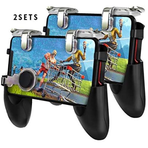 Mac Controller for Game Gamepad for Mobile Phone Game Controller Shooter Trigger Fire Button for for Free Fire-2 Sets-,