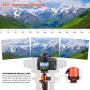 GEEKOTO 77 Tripod, Camera Tripod for DSLR, Compact Aluminum Tripod with 360 Degree Ball Head and 8kgs Load for Travel and Work