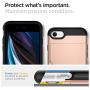 Spigen Slim Armor CS Designed for Apple iPhone SE 2020 Case/Designed for iPhone 8 Case (2017) / Designed for iPhone 7 Case (2016) - Blush Gold