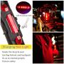 Ultra Bright Bike Light Set, 4000 mAh Rechargeable Bicycle Light, 6 Hours Endurance, Equip Bicycle Front Headlight and Back Taillight&loudspeaker, 3 Light Modes Mountain Cycling Riding Lamp Flashlight