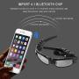 Wireless Bluetooth Sunglasses Anti-ray Stereo 4.1 Music Bluetooth Headphones for Men Support Both Headset and Hands-Free for All Kinds of Cell Phones (Black-Color)