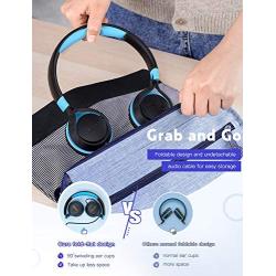 Mpow CHE1 Kids Headphones Boys, Wired Headphones for Kids Teens Children with Volume Limit, Foldable Adjustable On-Ear Headphones for School, Travel, Compatible with Cellphones, Tablets, PC