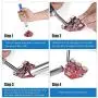 LDK Soldering Iron Kit Electronics, [Upgraded] Full Set 60W 110V Adjustable Temperature Welding Tool with 5pcs Different Tips, Stand, Tweezers, Sponge, Solder Sucker, Solder Wire and User Manual