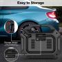 Portable Air Compressor Tire Inflator, 12V 120 PSI Car Tire Pump with Digital Pressure Gauge and Emergency Flashlight, Auto Air Pump for Car, Bicycle, Motorcycle, Balls