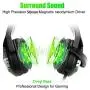 Butfulake GH1 Stereo Gaming Headset with mic & Splitter Cable for PUBG Over Ear Headphone Noise Isolation mic, Surround Sound, Compatible with PS4, Xbox one S/X, Switch, PC, Skype (Mint Green) Butfulake GH1 Stereo Gaming Headset with mic & Splitter Cable for PUBG Over Ear Headphone Noise Isolation mic, Surround Sound, Compatible with PS4, Xbox one S/X, Switch, PC, Skype (Mint Green)