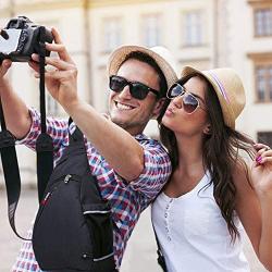 KAKA Sling Bag,Crossbody Backpack Shoulder Bag Travel With USB Charging Port