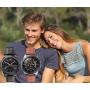 Galaxy Watch 46mm Band 2 Pack, Compatible with Samsung Galaxy 46mm Watch Bands, Width 22mm Watch Band Quick Release Leather Straps Unisex size (Black+Brown)