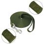 Nylon Training Dog Leash for Small Medium Large Dogs, 15ft 20ft 30ft 50ft Long Leash Dog/Puppy Lead for Obedience Recall Training, Camping