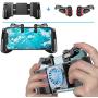 Mobile Game Controller + Active Cooling Fan Phone Radiator Grip, Compatible with iPhone/Android Phone, for PUBGG/Fortnitee/Call of Duty Mobile Games, Cooler Gaming Case Triggers L1R1 Buttons