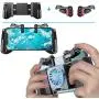 Mobile Game Controller + Active Cooling Fan Phone Radiator Grip, Compatible with iPhone/Android Phone, for PUBGG/Fortnitee/Call of Duty Mobile Games, Cooler Gaming Case Triggers L1R1 Buttons Mobile Game Controller + Active Cooling Fan Phone Radiator Grip, Compatible with iPhone/Android Phone, for PUBGG/Fortnitee/Call of Duty Mobile Games, Cooler Gaming Case Triggers L1R1 Buttons